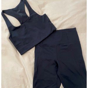NWOT Girlfriend Collective Set - Bike Shorts and Sports Bra